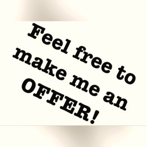 Reasonable offers will be considered!